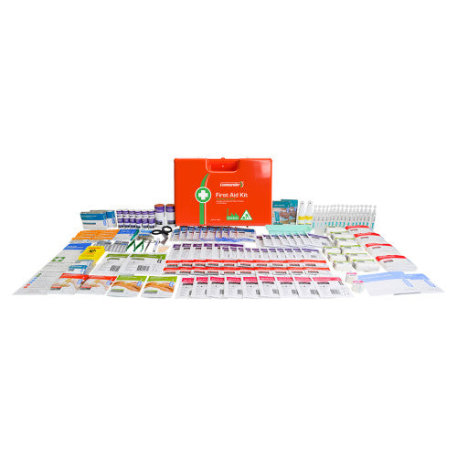 Custom 6 Series Plastic Rugged First Aid Kit 43 x 14.5 x 30.5cm