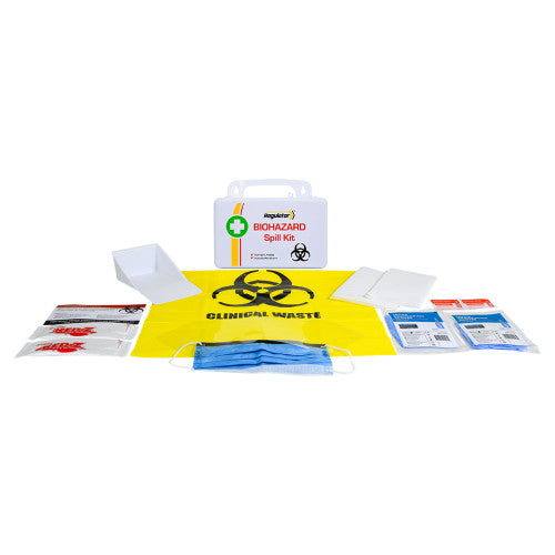 Custom Biohazard Plastic Spill Kit 21 x 7.5 x 13cm