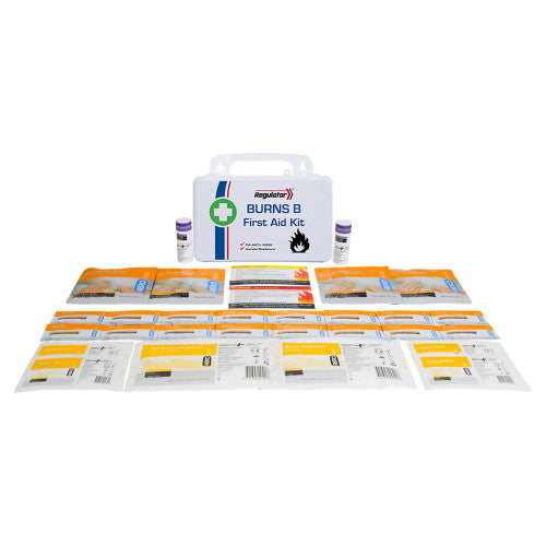 Custom Burns B First Aid Kit 25 x 8 x 17cm