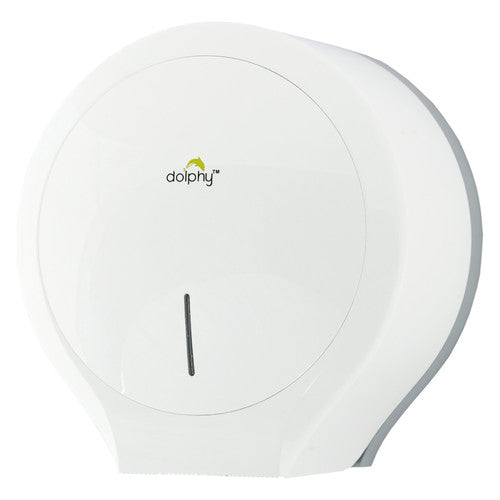 Dolphy Classic Jumbo Toilet Roll Dispenser White