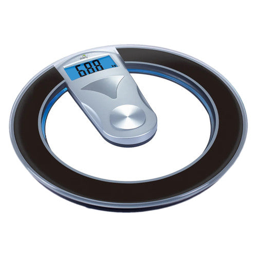 Dolphy Display Digital Weight Scale Transparent Black and Silver