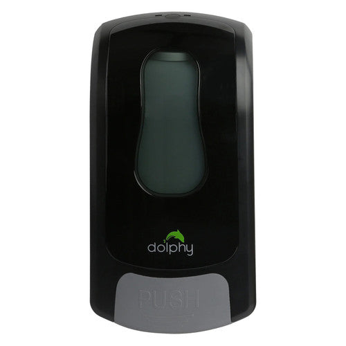 Dolphy Manual Soap-Sanitiser Dispenser 1000ml Black