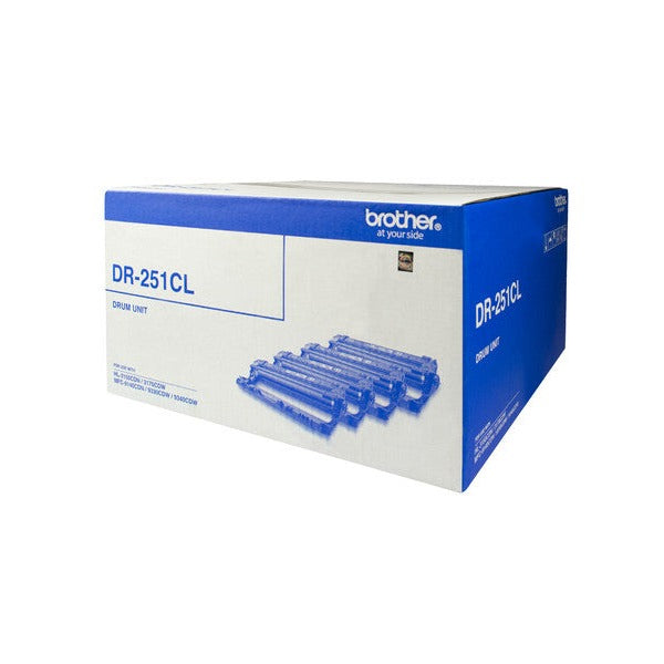 Brother DR-251CL Genuine Drum Unit 4 Pack 15,000 Pages Each