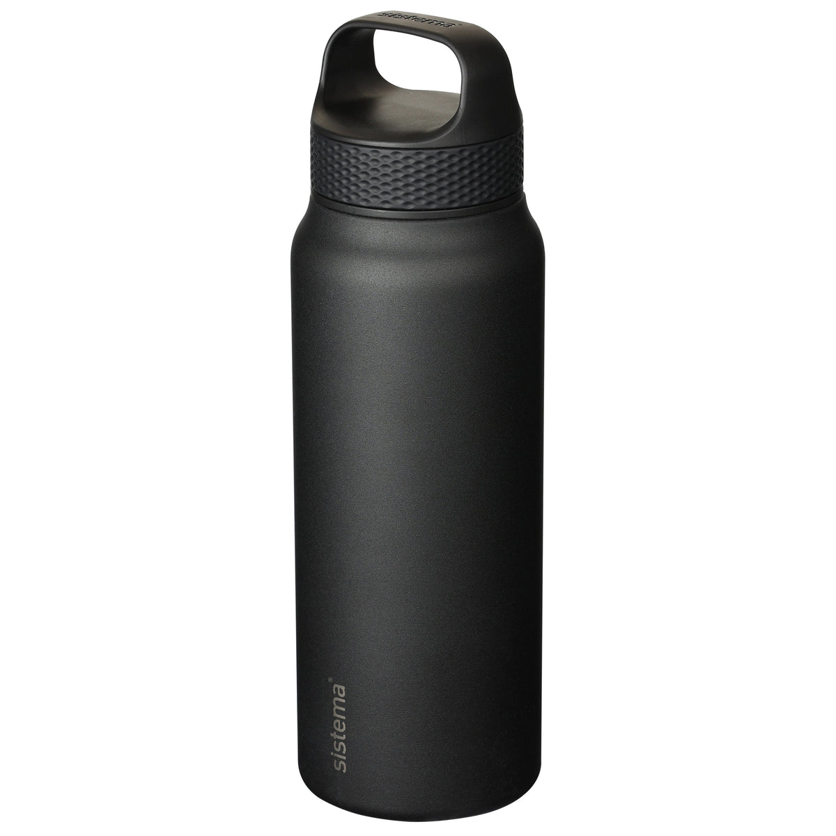 Sistema Stainless Steel Insulated Drink Bottle with Carry Handle 650ml Assorted