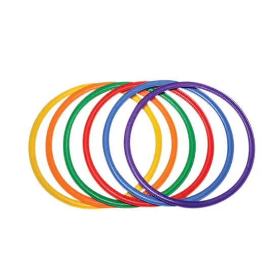 Jumping Ring Game Set 10 Colourful Rings with Activity Guide