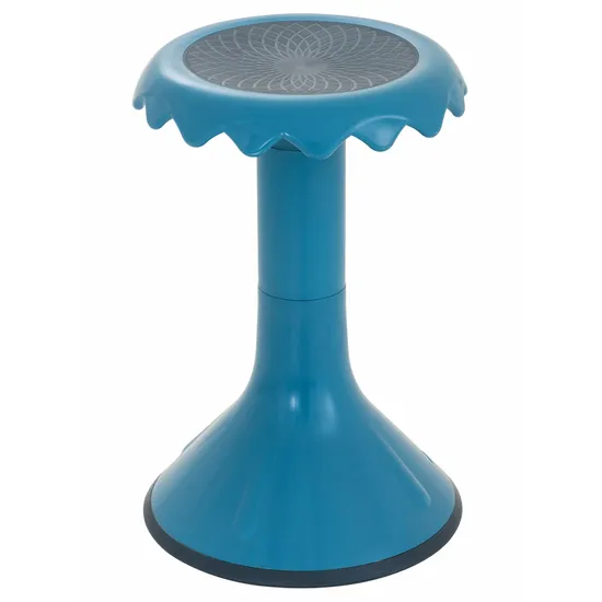 Ergerite Flexi Stool Blue Rounded Rocking Base