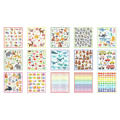 Learning Can Be Fun Sticker Set Animal World Pack of 800
