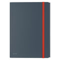 Leitz Cosy 3 Flap Folder with Pocket A4 Grey Pack of 10