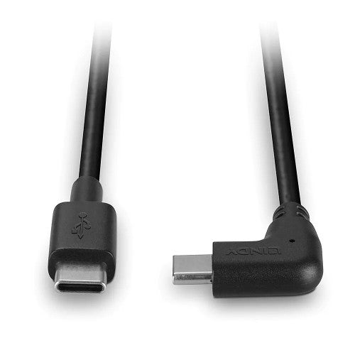Lindy 0.5m USB 2.0 Type C Cable 90 Degree