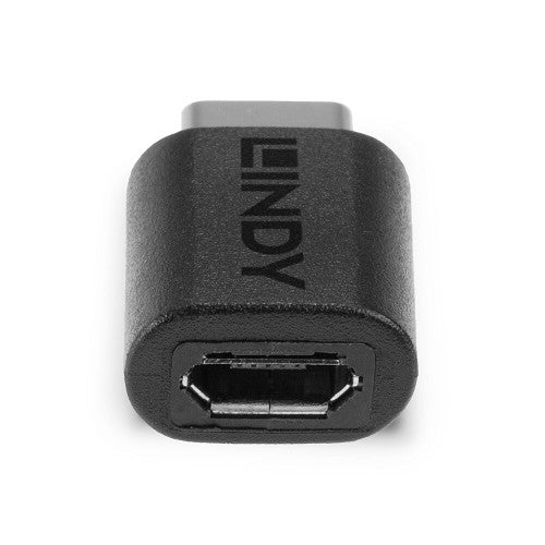 Lindy USB 2.0 Type C Male to Micro-B Female Adapter