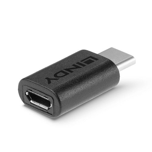 Lindy USB 2.0 Type C Male to Micro-B Female Adapter