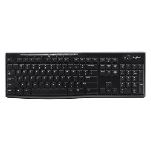 Logitech K270 USB Wireless Keyboard Black
