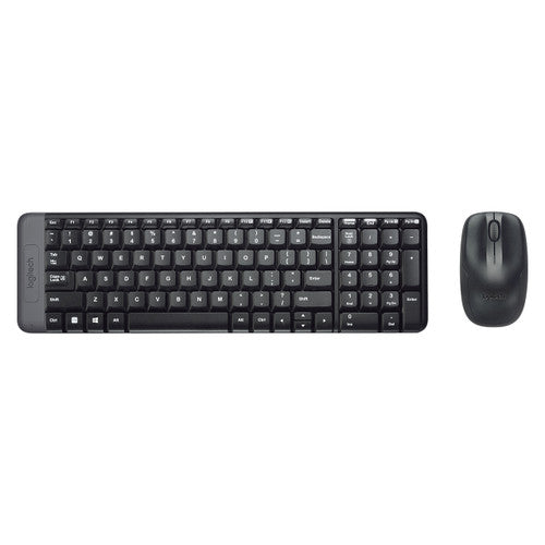 Logitech MK220 USB Wireless Keyboard and Mouse Combo Black