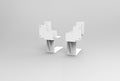 Rapidline Screen Bracket Set of 2 Only White for Boost Plus Single Sided Workstation