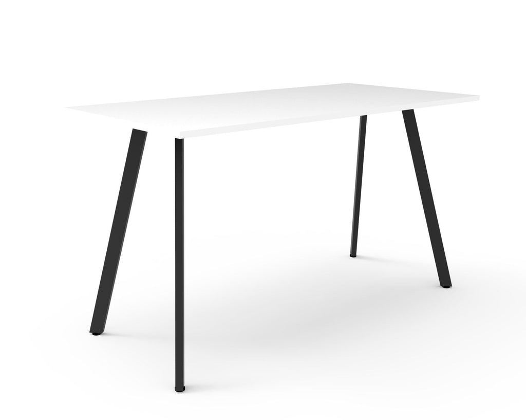 Rapidline Eternity High Bar Table 1500 x 750 x 1050mm Natural Oak / Black Satin