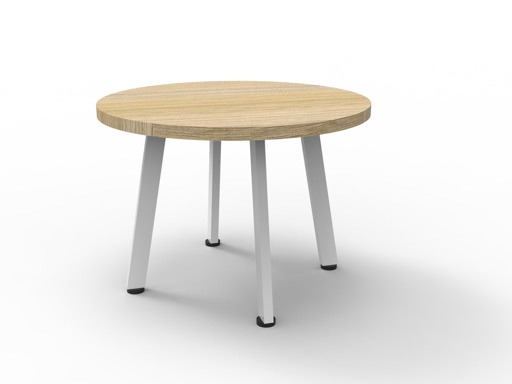 Rapidline Eternity Round Coffee Table 900mm Diameter Cherry / White