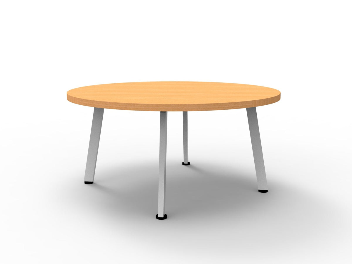 Rapidline Eternity Round Coffee Table 900mm Diameter Beech / White