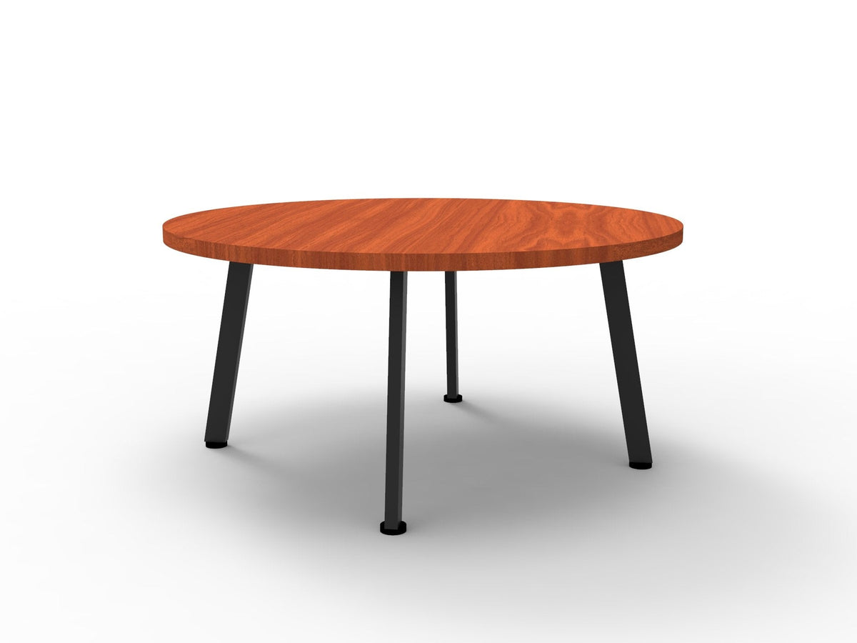 Rapidline Eternity Round Coffee Table 900mm Diameter Cherry / Black