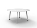 Rapidline Eternity Round Coffee Table 900mm Diameter Natural White / White
