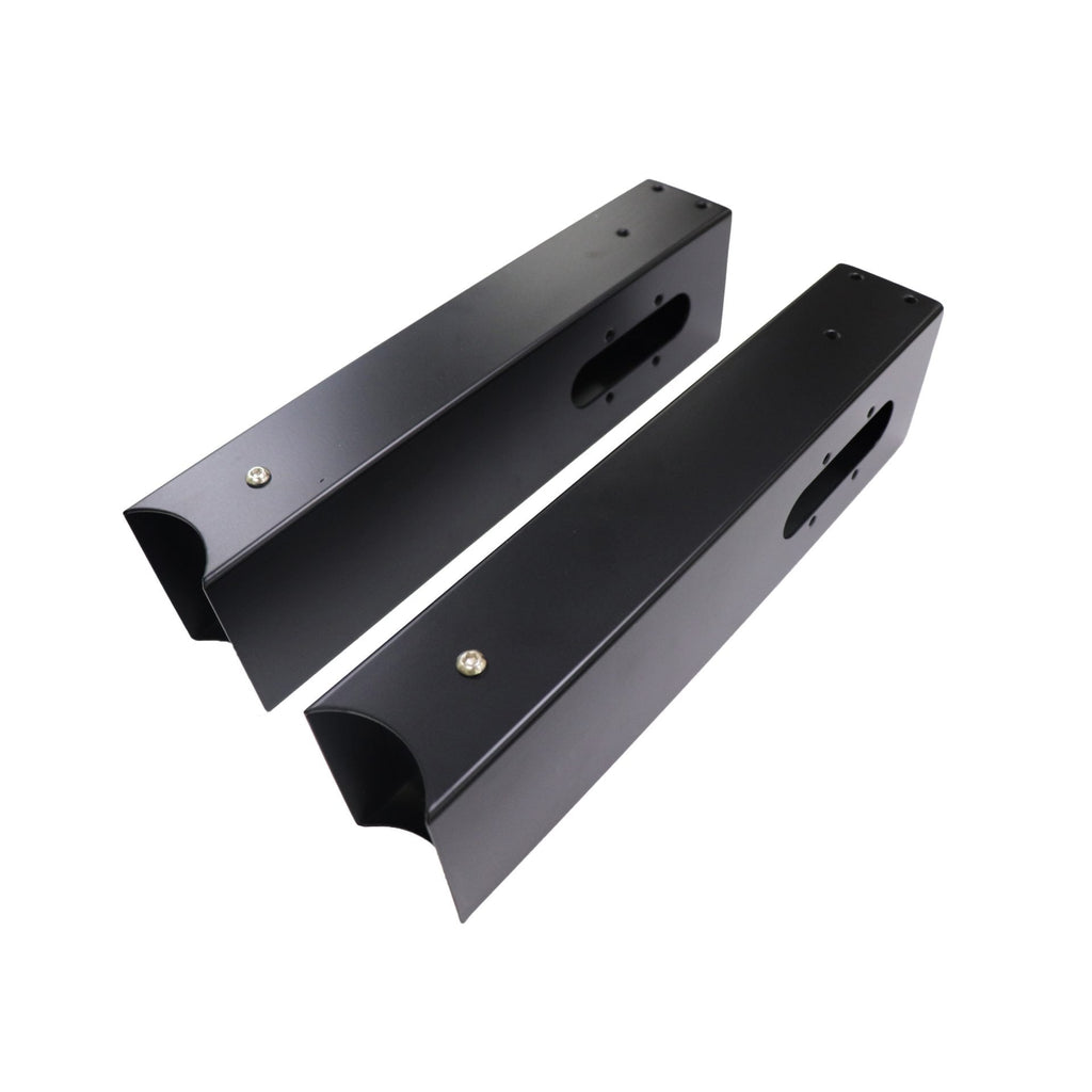 Rapidline Cable Tray and Screen Mounting Arm Set of 2 Only Black for Halo Plus Single Sided Workstation