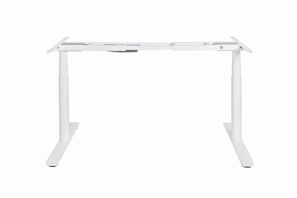 Rapidline Height Adjustable Frame Only White for Halo Plus Single Sided Workstation