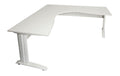 Rapidline Rapid Span Corner Workstation 1800 x 1800 x 700mm Natural White / White Satin