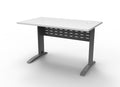 Rapidline Rapid Span Open Workstation 1200 x 700mm Natural White / Precious Silver