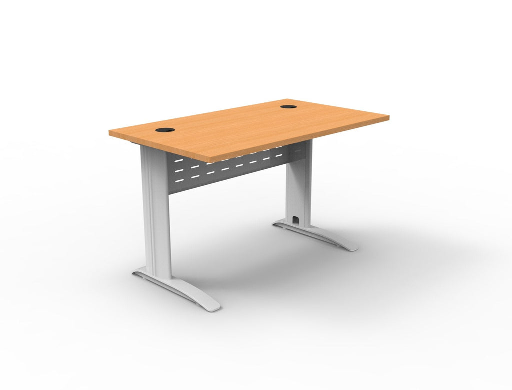 Rapidline Rapid Span Open Workstation 1500 x 700mm Beech / White Satin