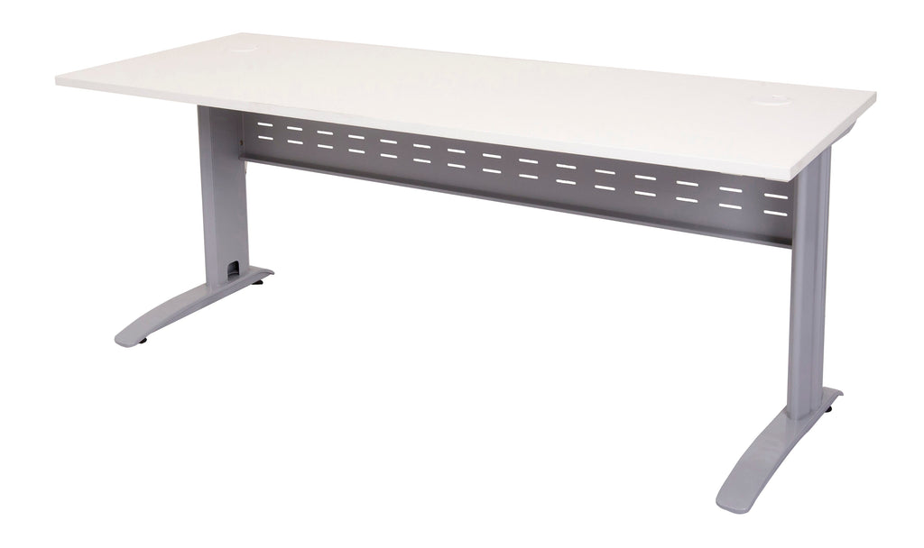 Rapidline Deluxe Rapid Span Open Workstation 1500 x 750mm Natural White / Precious Silver