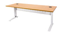 Rapidline Rapid Span Open Workstation 1500 x 700mm Beech / White Satin
