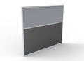 Rapidline Rapid Span Screen 1500 x 30 x 1250mm Grey Upholstery