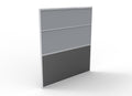 Rapidline Rapid Span Screen 1500 x 30 x 1650mm Grey Upholstery