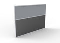 Rapidline Rapid Span Screen 1800 x 30 x 1250mm Grey Upholstery