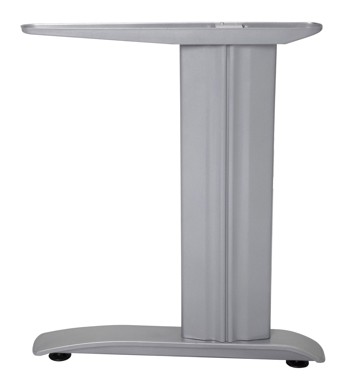 Rapidline Pole Leg Only Brushed Silver for Rapid Span Corner Workstation