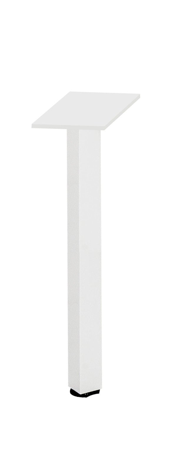 Rapidline Pole Leg Only Brushed Silver for Rapid Span Corner Workstation