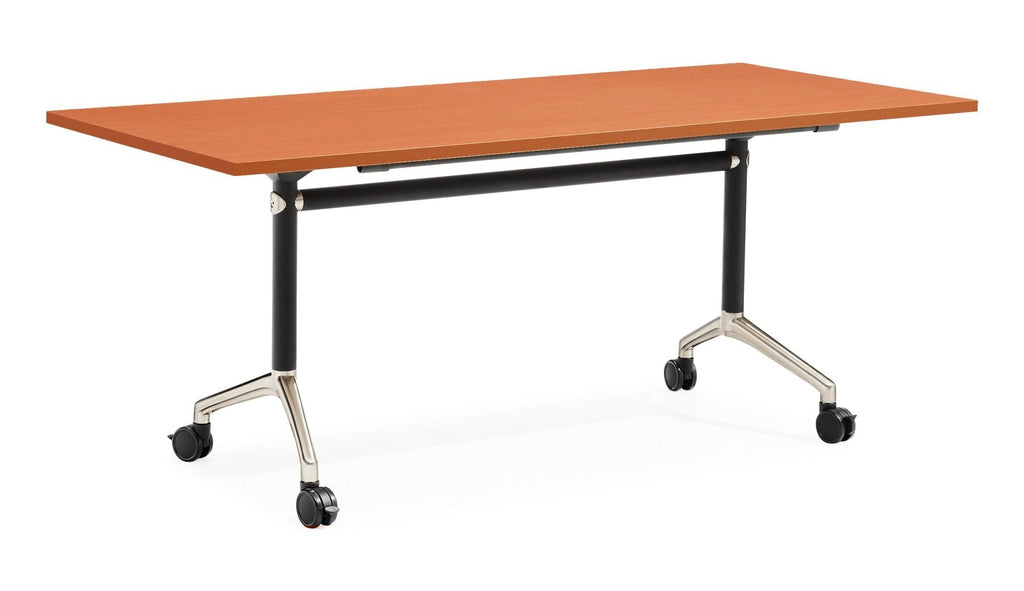 Rapidline Typhoon Flip Top Table 1500 x 750mm Cherry / Black