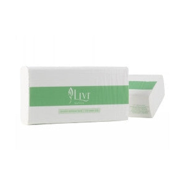 Livi 7201 Basics Ultraslim Towel 1 Ply 150 Sheets Carton 16