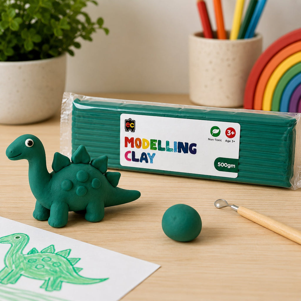 Modelling Clay 500g Dark Green
