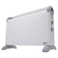 Nero 2000W Convector Heater White With Adjustable Thermostat