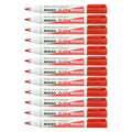 Nikko Permanent Oil Marker Bullet Tip Red
