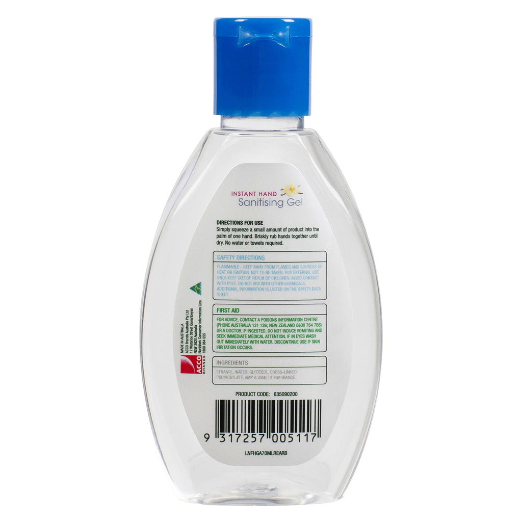 Northfork Instant Hand Sanitising Gel 70ml Carton 24
