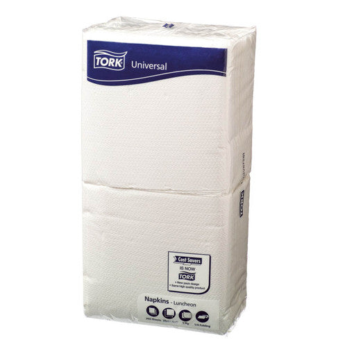 Tork Natural Lunch Napkin 1 Ply 8 Fold Carton of 10