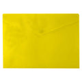 Osmer Document Wallet A4 Button Closure Yellow Pack of 12