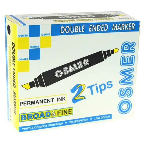 Osmer Double Ended Marker Chisel and Bullet Black