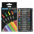 Osmer Oil Pastels 8mm 12 Assorted Colours
