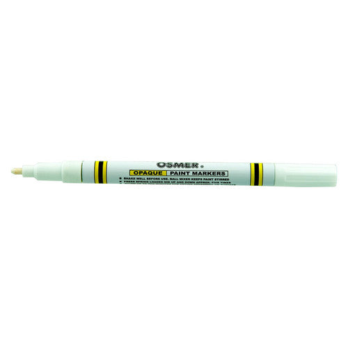 Osmer Opaque Paint Marker Fine Tip White Box of 12