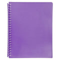 Osmer Display Book Refillable A4 20 Pocket Purple Pack of 24