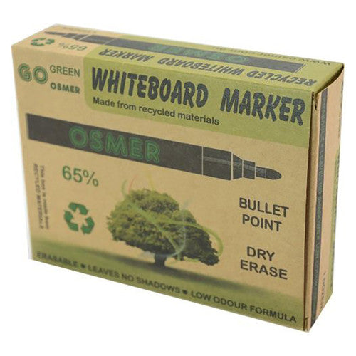 Osmer Whiteboard Marker Bullet Tip Black