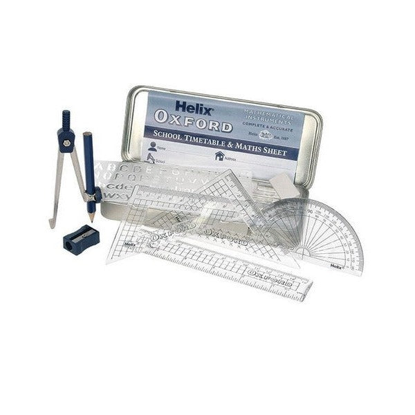 Helix Oxford Economy Maths Set Blue