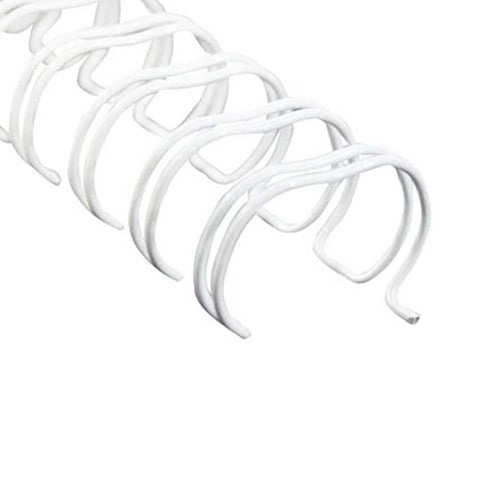 PHE 14mm White Wire Binding 2:1 Pitch 23 Loop A4 Box of 50 Gold Sovereign